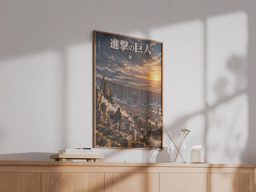 Attack on Titan Scout Regiment Poster, AOT Anime Wall Art, Survey Corps Print